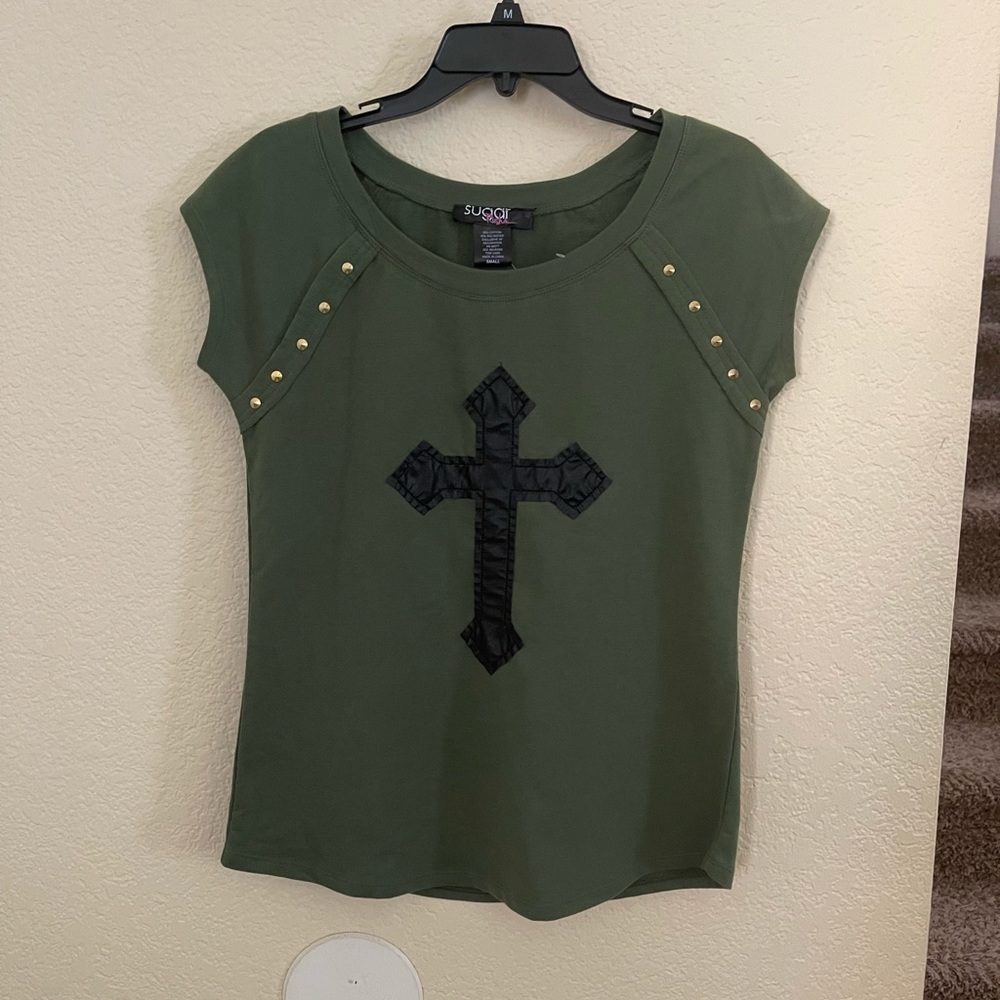 NWT Sugar Rush Top,size S,Green color